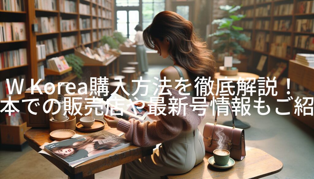 W Korea購入方法を徹底解説！日本での販売店や最新号情報もご紹介