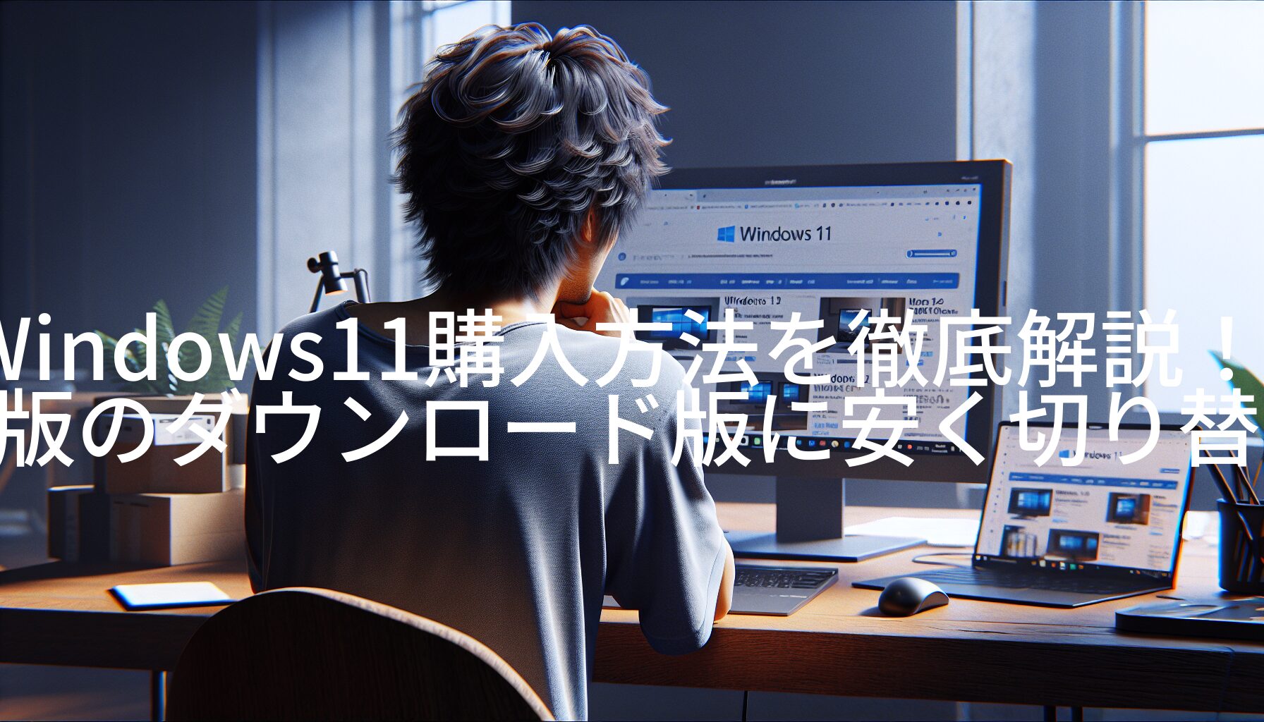 Windows11購入方法を徹底解説！Home版のダウンロード版に安く切り替えよう