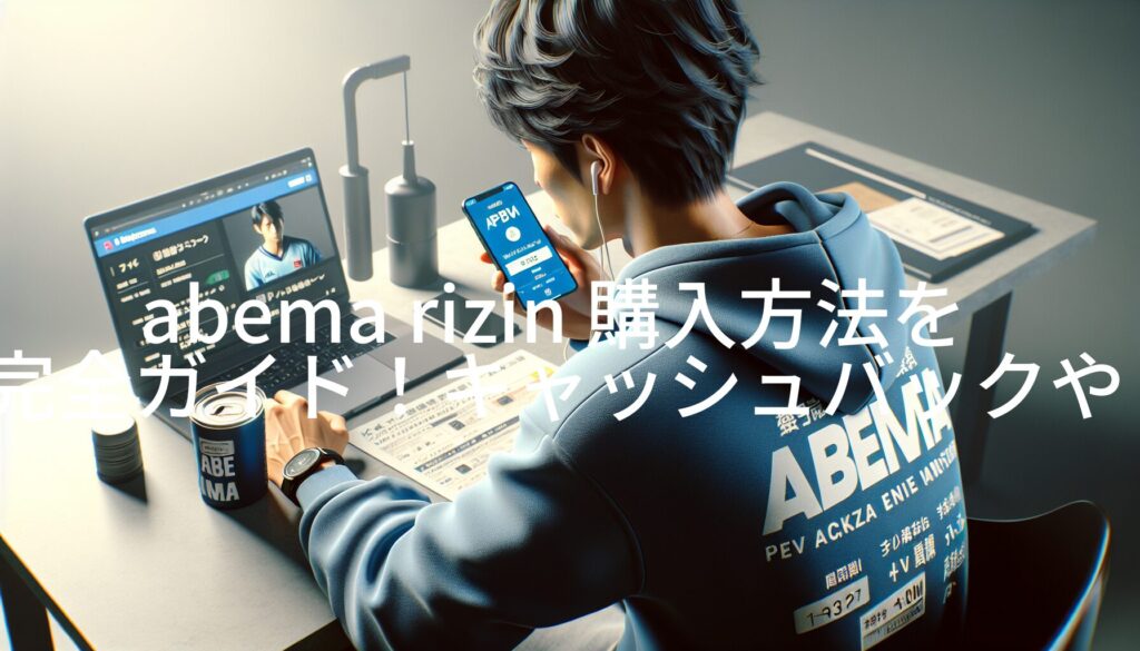 abema rizin 購入方法を完全ガイド！キャッシュバックやブラウザ購入のコツも解説！