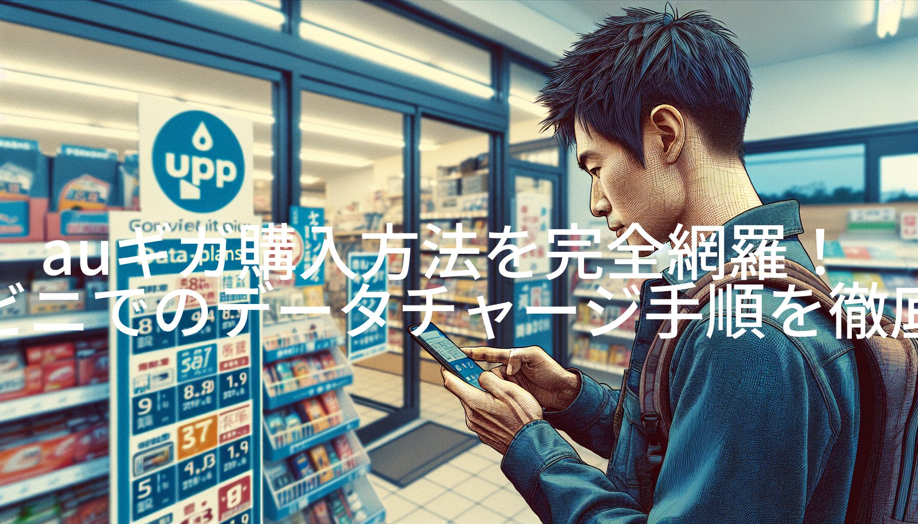 auギガ購入方法を完全網羅！コンビニでのデータチャージ手順を徹底解説