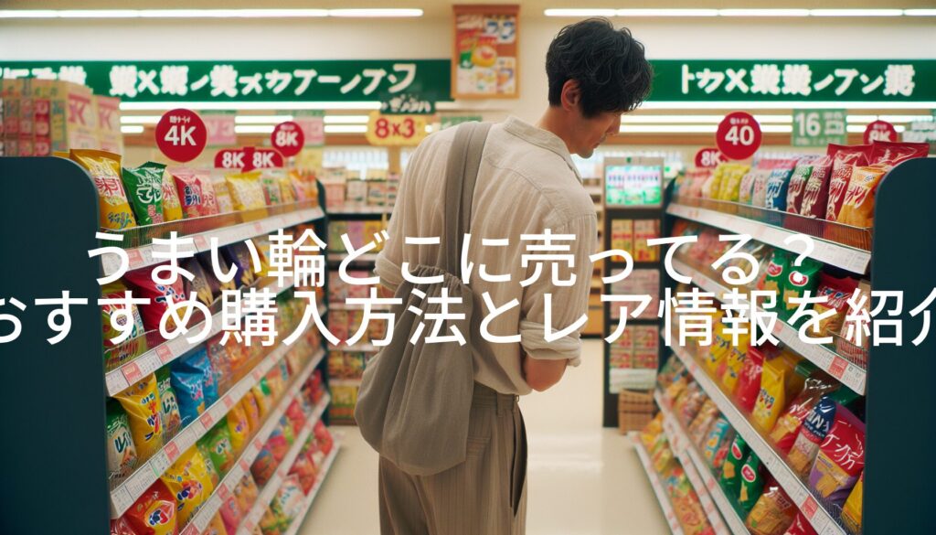 うまい輪どこに売ってる？おすすめ購入方法とレア情報を紹介