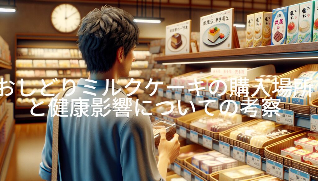 おしどりミルクケーキの購入場所と健康影響についての考察