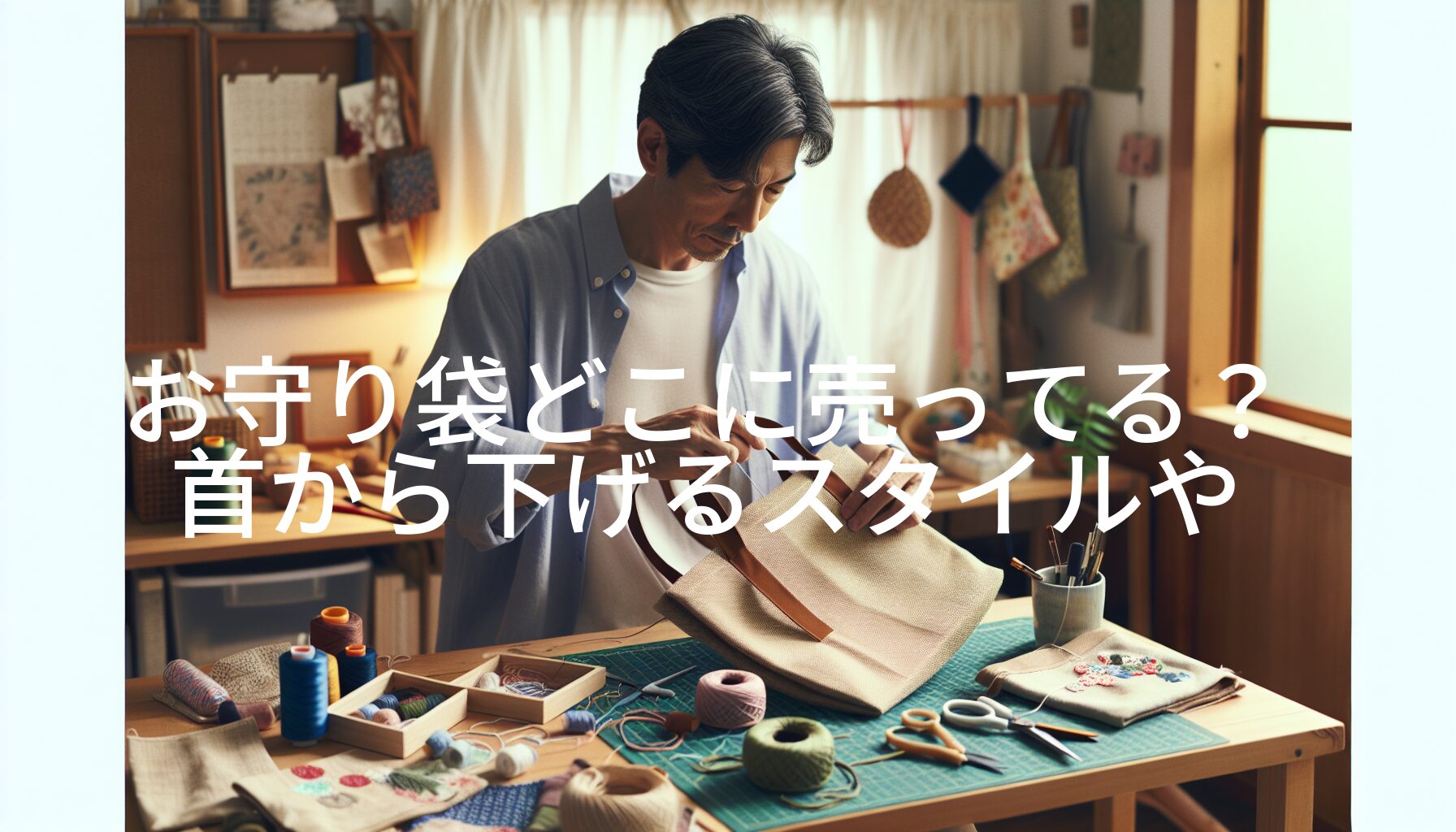 お守り袋どこに売ってる？首から下げるスタイルや手作り法も紹介