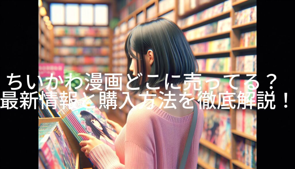 ちいかわ漫画どこに売ってる？最新情報と購入方法を徹底解説！