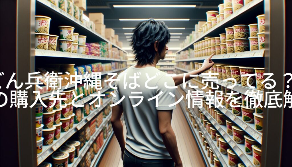 どん兵衛沖縄そばどこに売ってる？全国の購入先とオンライン情報を徹底解説！