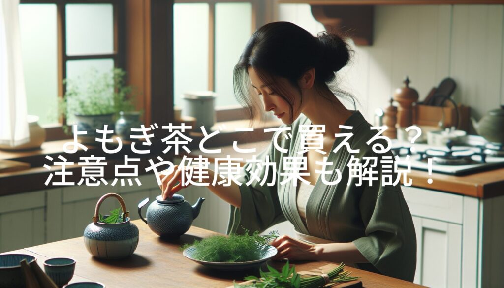 よもぎ茶どこで買える？注意点や健康効果も解説！