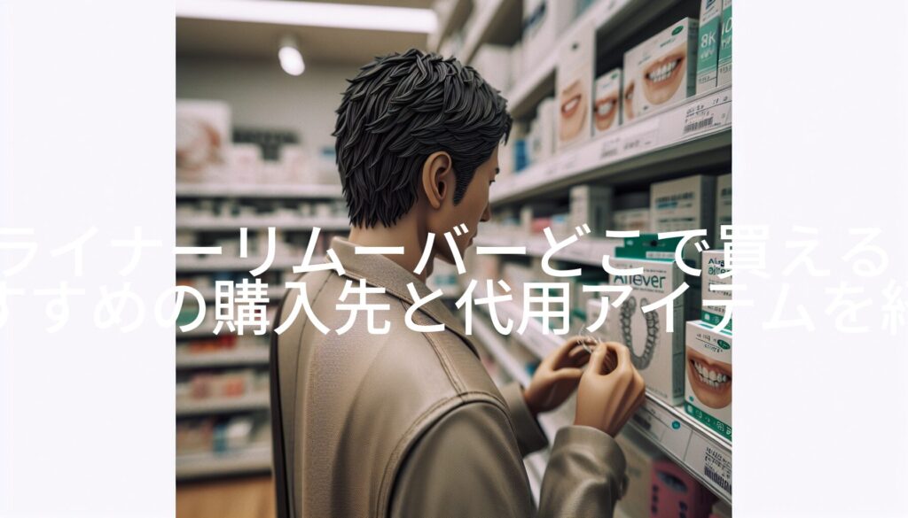 アライナーリムーバーどこで買える？おすすめの購入先と代用アイテムを紹介