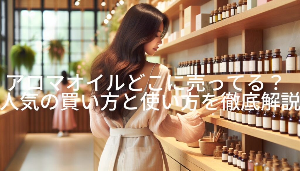 アロマオイルどこに売ってる？人気の買い方と使い方を徹底解説