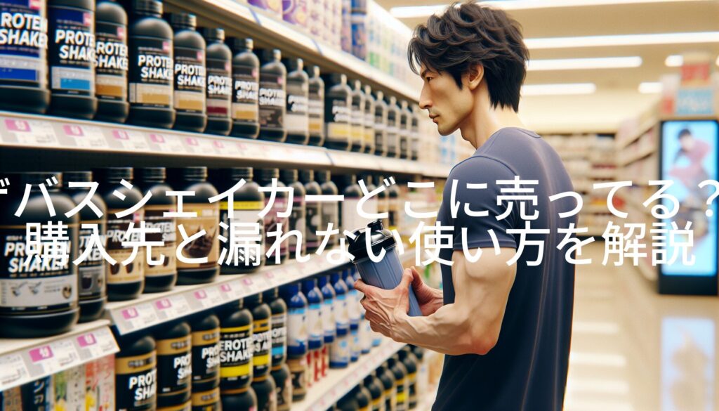 ザバスシェイカーどこに売ってる？購入先と漏れない使い方を解説