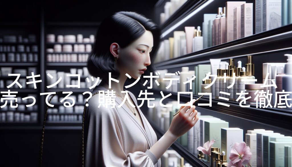 スキンコットンボディクリームどこに売ってる？購入先と口コミを徹底ガイド