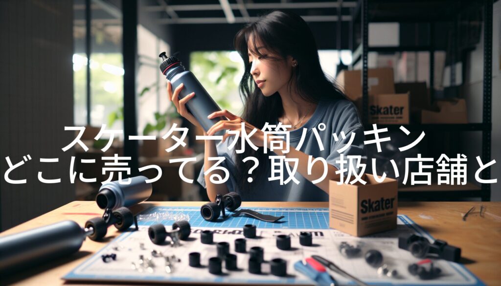 スケーター水筒パッキンどこに売ってる？取り扱い店舗とオンライン購入ガイド