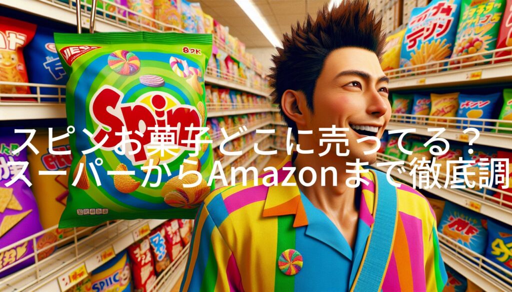 スピンお菓子どこに売ってる？業務スーパーからAmazonまで徹底調査！