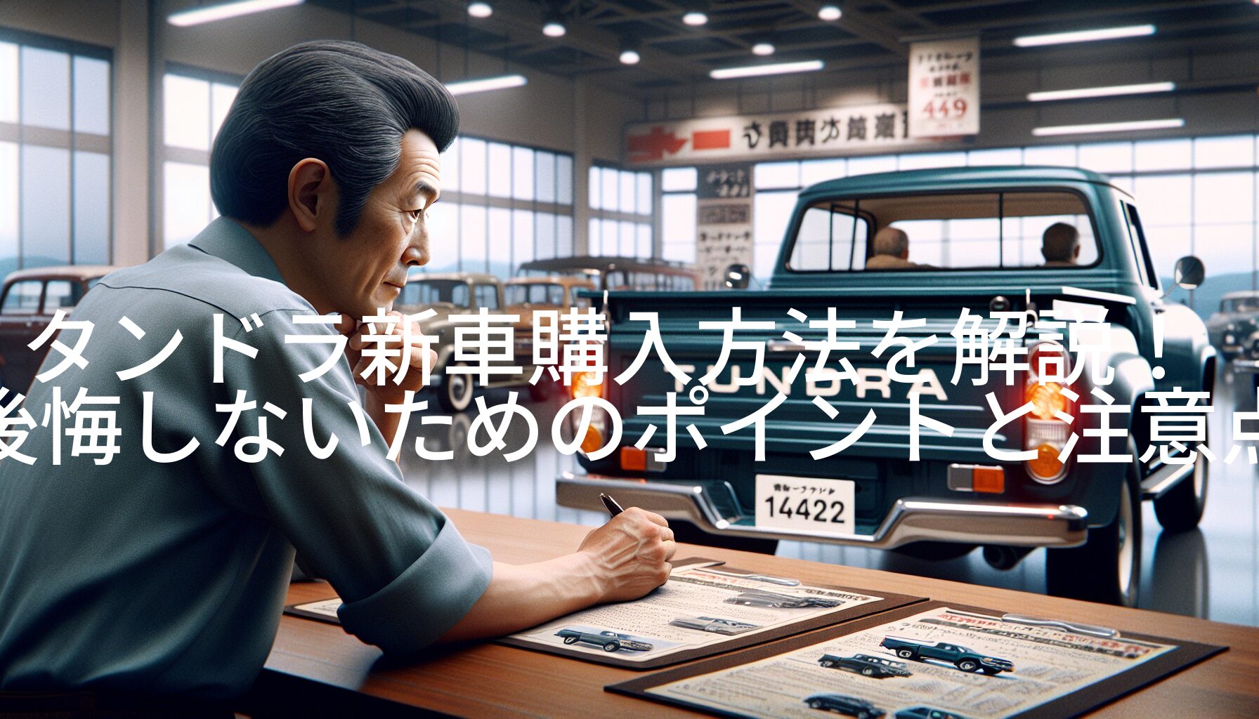 タンドラ新車購入方法を解説！後悔しないためのポイントと注意点