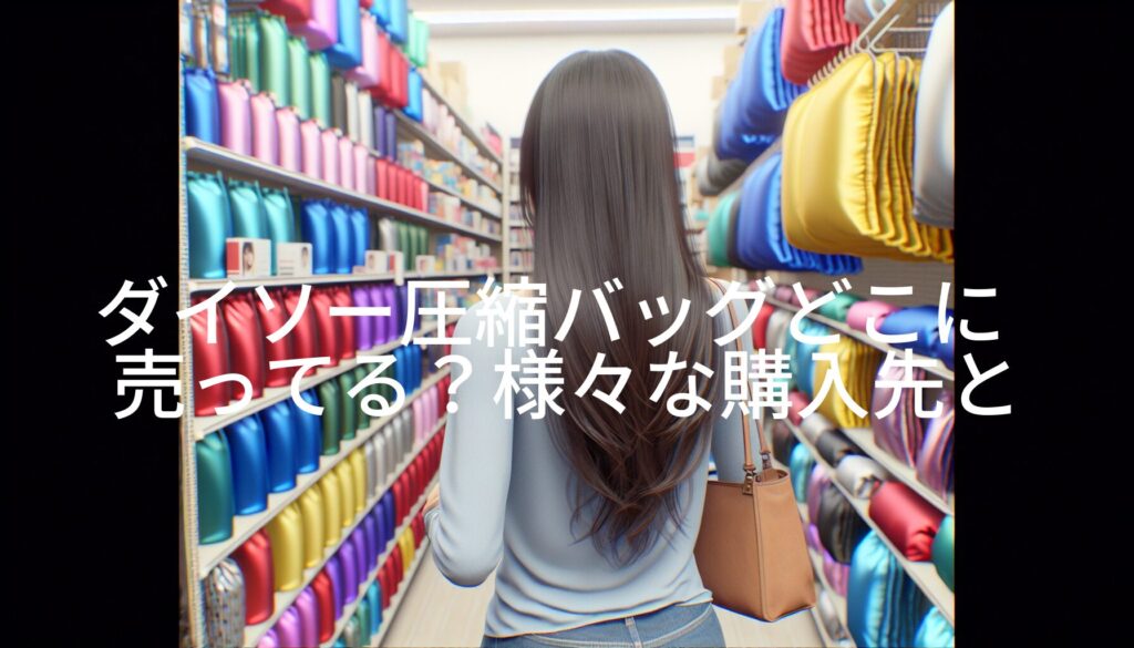 ダイソー圧縮バッグどこに売ってる？様々な購入先と特徴を徹底ガイド