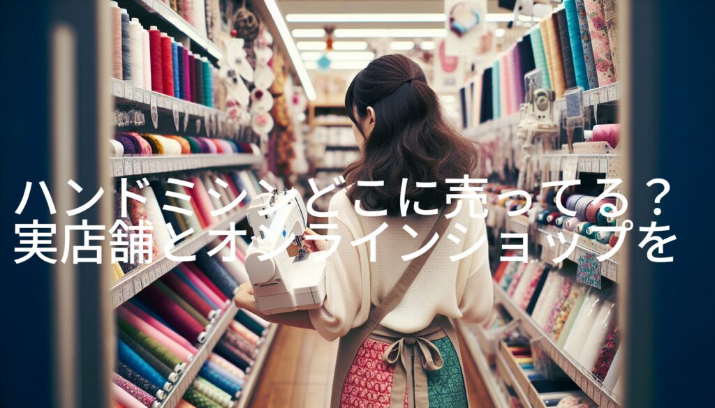 ハンドミシンどこに売ってる？実店舗とオンラインショップを徹底比較！
