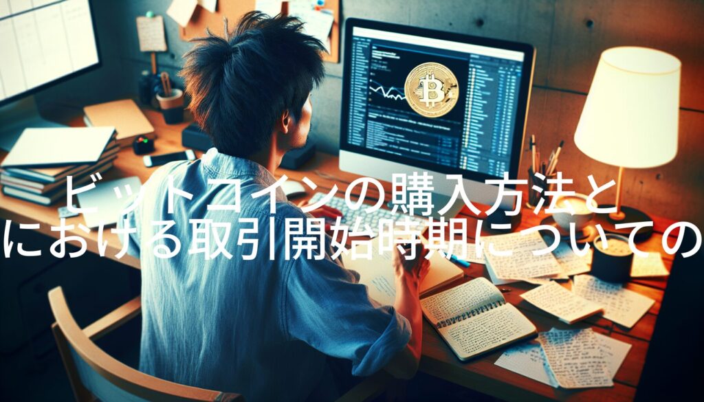 ビットコインの購入方法と日本における取引開始時期についての考察