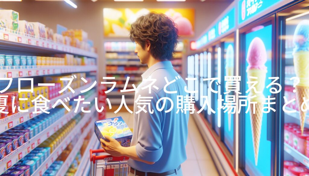 フローズンラムネどこで買える？夏に食べたい人気の購入場所まとめ