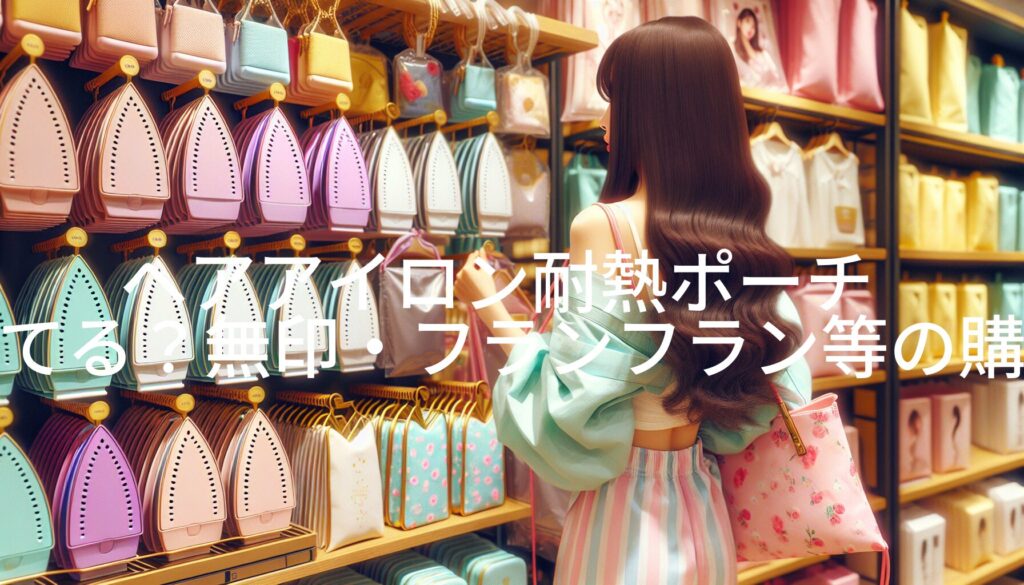 ヘアアイロン耐熱ポーチどこに売ってる？無印・フランフラン等の購入先ガイド