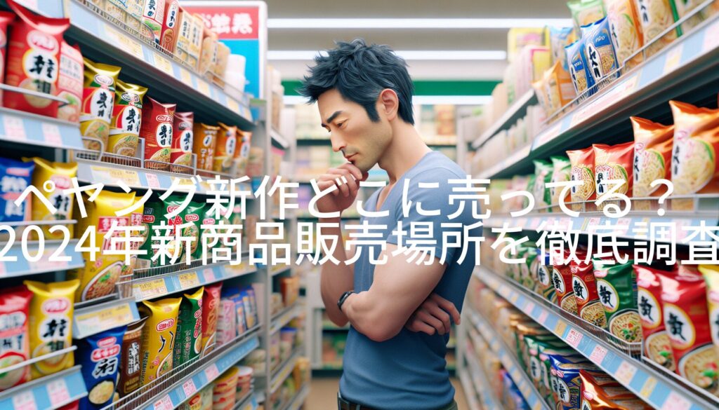 ペヤング新作どこに売ってる？2024年新商品販売場所を徹底調査