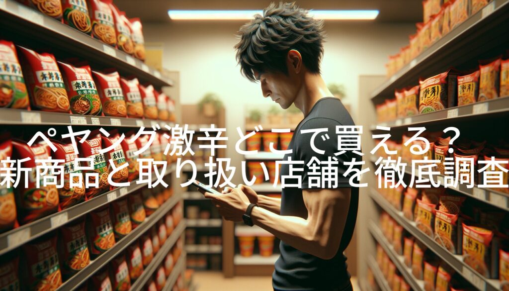 ペヤング激辛どこで買える？最新商品と取り扱い店舗を徹底調査！