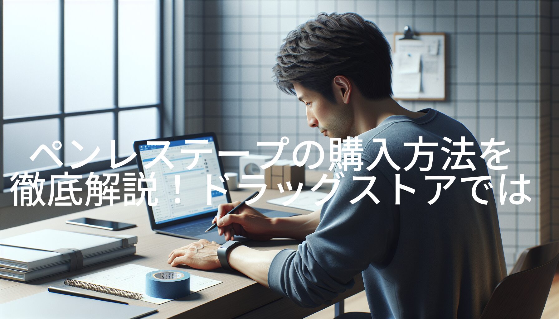 ペンレステープの購入方法を徹底解説！ドラッグストアでは買えない理由と対策