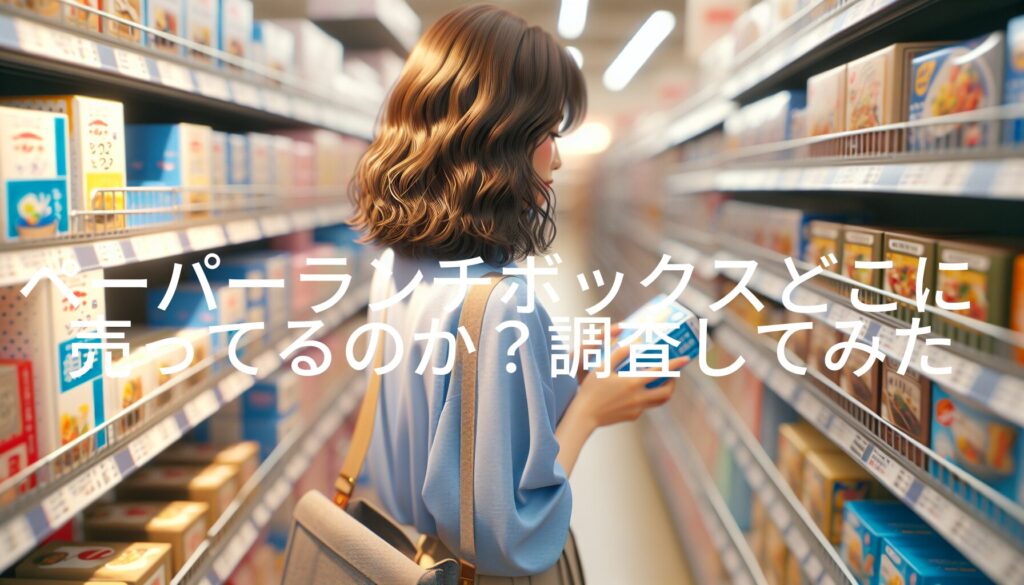 ペーパーランチボックスどこに売ってる