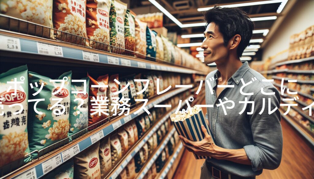 ポップコーンフレーバーどこに売ってる？業務スーパーやカルディなどおすすめ販売店紹介！