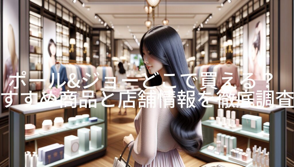 ポール&ジョーどこで買える？おすすめ商品と店舗情報を徹底調査！