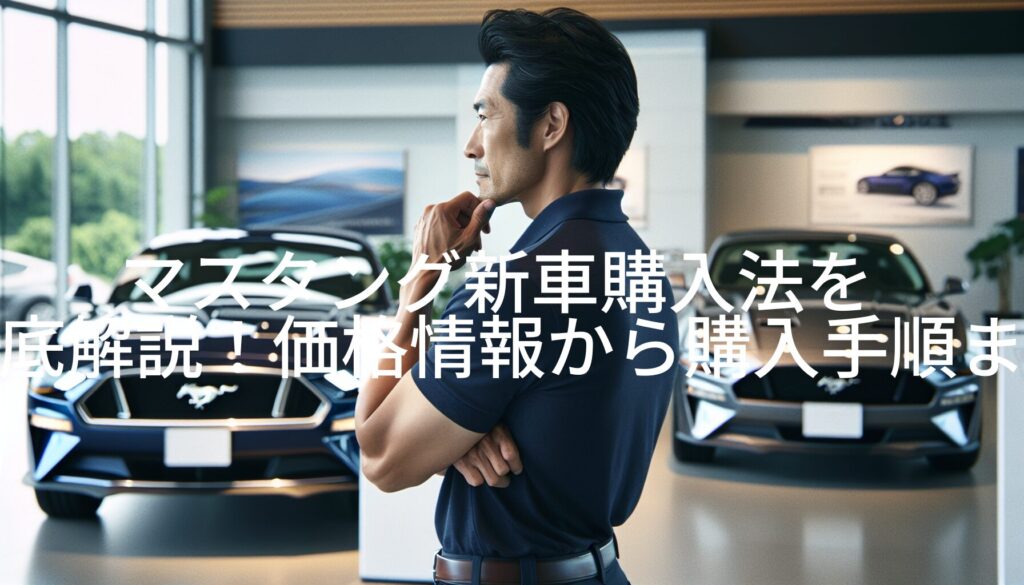 マスタング新車購入法を徹底解説！価格情報から購入手順まで全て紹介！