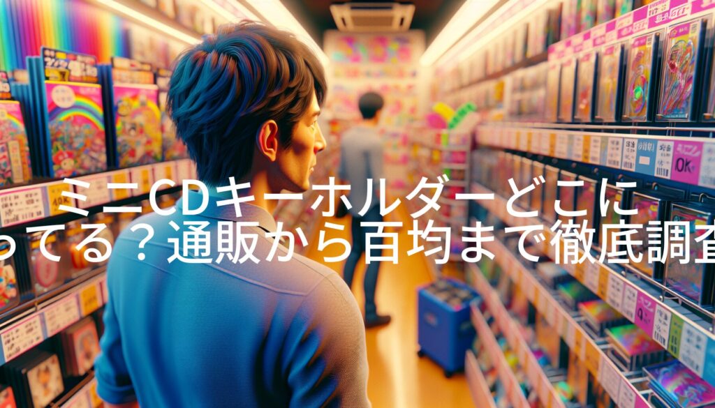 ミニCDキーホルダーどこに売ってる？通販から百均まで徹底調査！