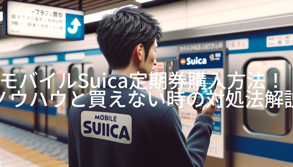 モバイルSuica定期券購入方法！ノウハウと買えない時の対処法解説