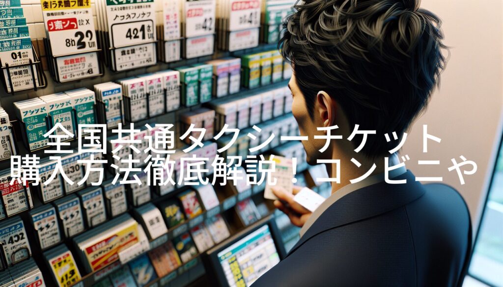 全国共通タクシーチケット購入方法徹底解説！コンビニやネットでの利用法紹介！