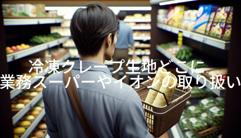 冷凍クレープ生地どこに売ってる？業務スーパーやイオンの取り扱い徹底ガイド