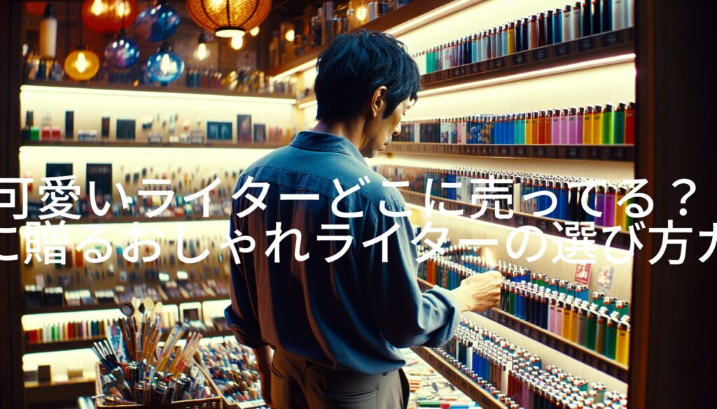 可愛いライターどこに売ってる？女性に贈るおしゃれライターの選び方ガイド