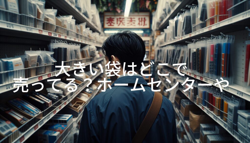 大きい袋はどこで売ってる？ホームセンターや100均のおすすめを紹介！
