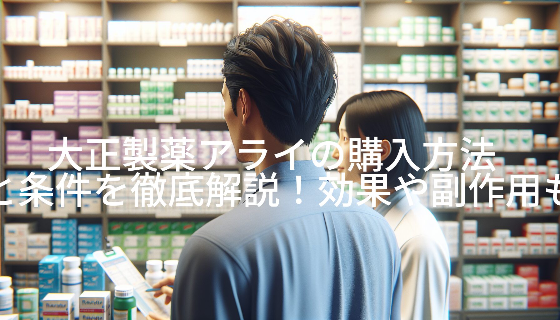 大正製薬アライの購入方法と条件を徹底解説！効果や副作用も知ろう