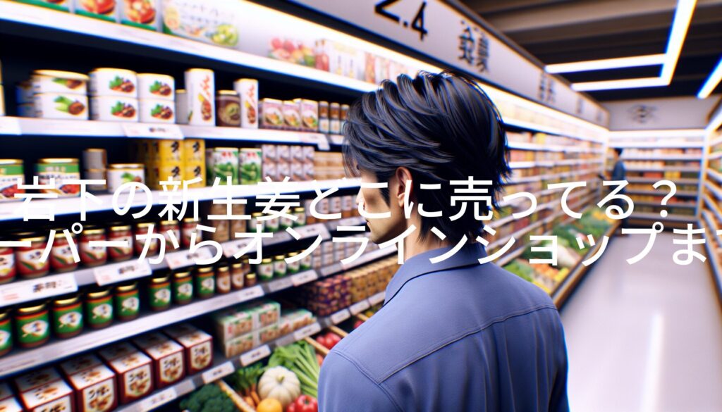 岩下の新生姜どこに売ってる？スーパーからオンラインショップまで徹底調査！
