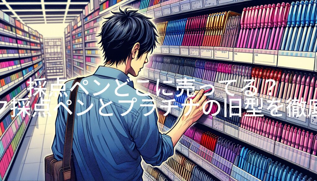 採点ペンどこに売ってる？ピンク採点ペンとプラチナの旧型を徹底調査