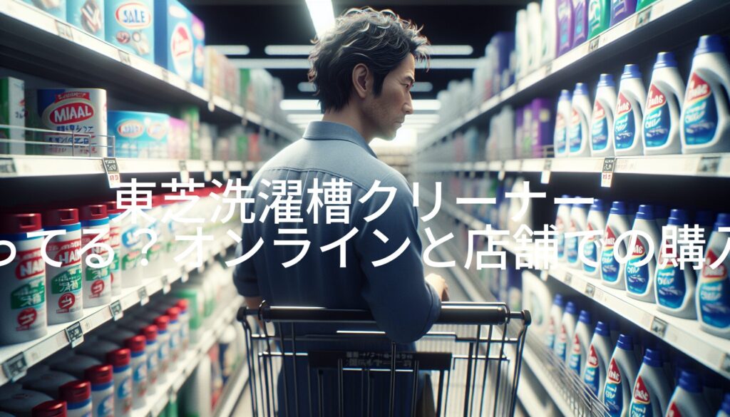 東芝洗濯槽クリーナーどこに売ってる？オンラインと店舗での購入先を解説