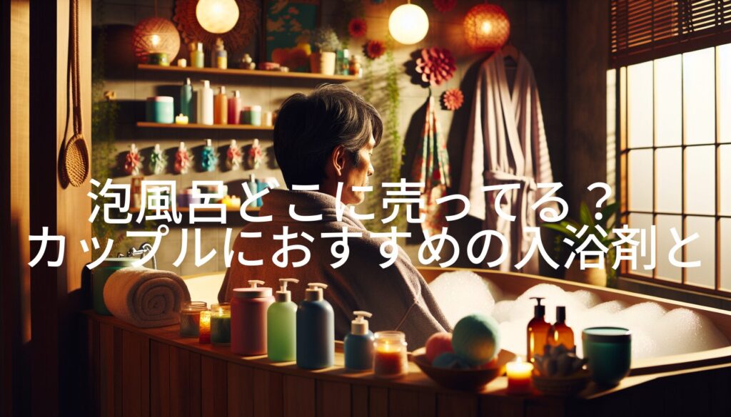 泡風呂どこに売ってる？カップルにおすすめの入浴剤と作り方を徹底解説！