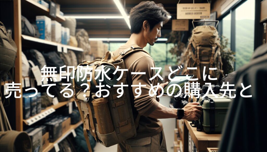 無印防水ケースどこに売ってる？おすすめの購入先と特徴を徹底解説