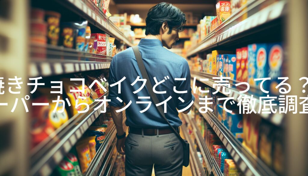 焼きチョコベイクどこに売ってる？スーパーからオンラインまで徹底調査！