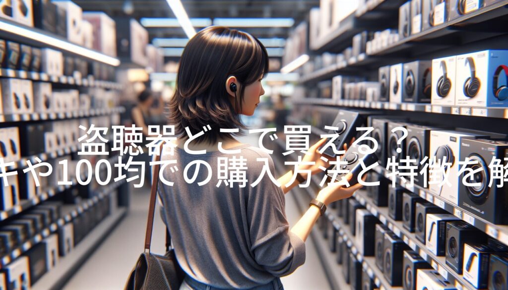 盗聴器どこで買える？ドンキや100均での購入方法と特徴を解説！