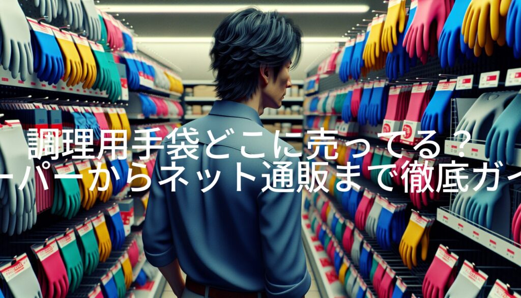 調理用手袋どこに売ってる？スーパーからネット通販まで徹底ガイド