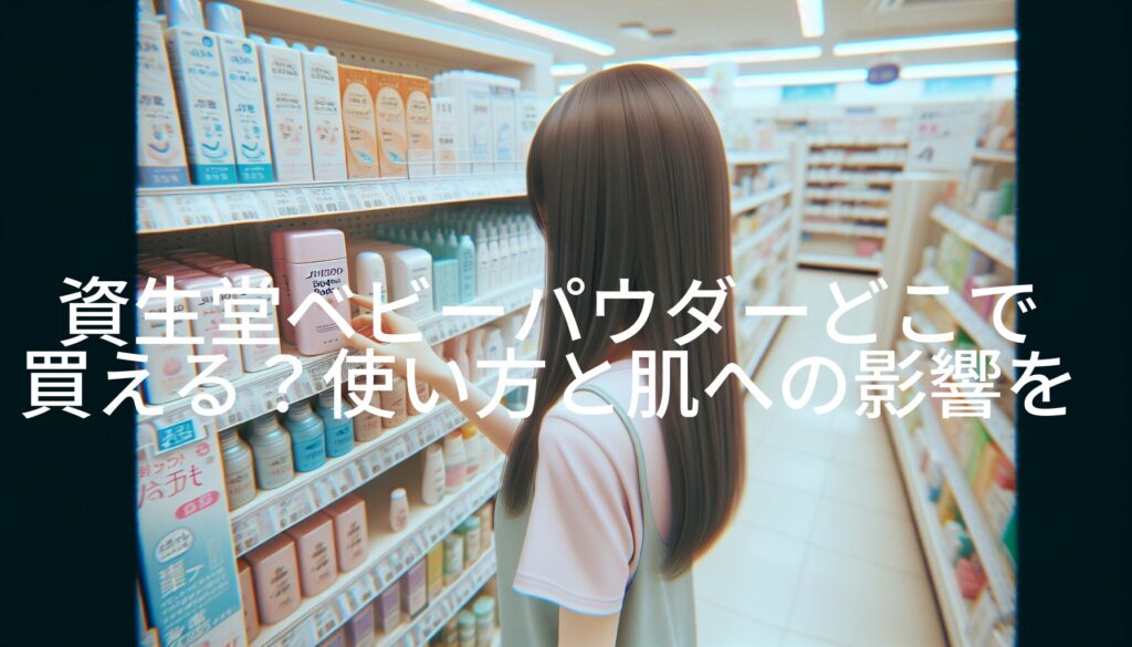 資生堂ベビーパウダーどこで買える？使い方と肌への影響を徹底解説！
