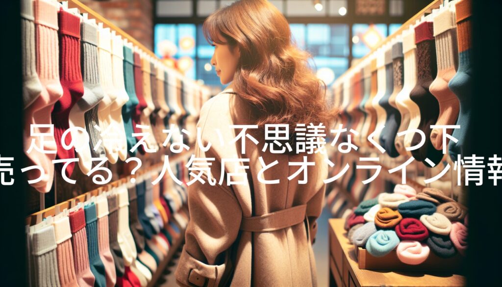 足の冷えない不思議なくつ下どこに売ってる？人気店とオンライン情報を紹介
