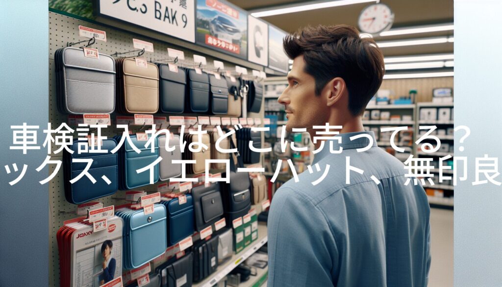 車検証入れはどこに売ってる？オートバックス、イエローハット、無印良品の比較