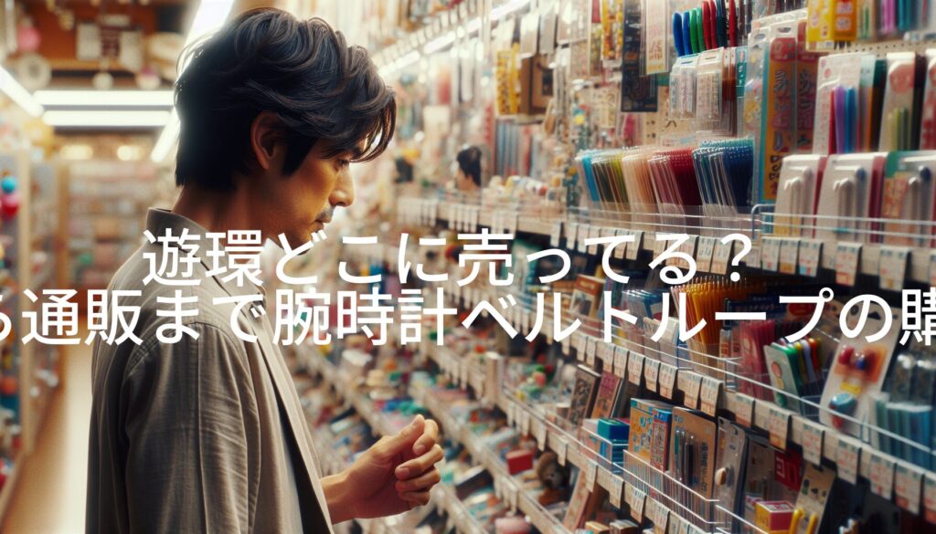 遊環どこに売ってる？100均から通販まで腕時計ベルトループの購入ガイド