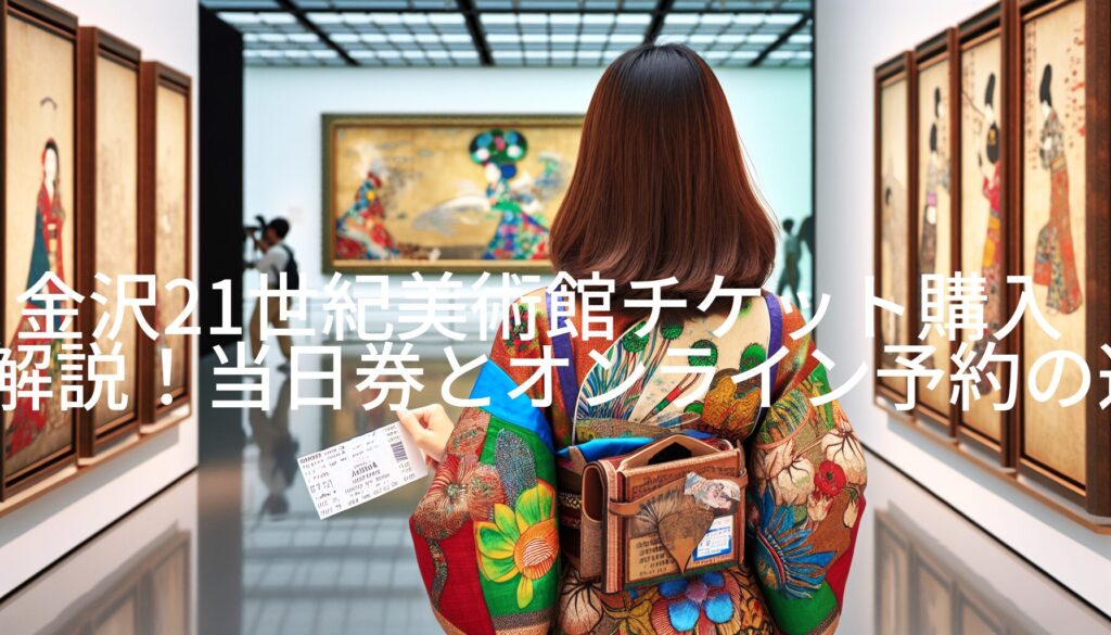 金沢21世紀美術館チケット購入方法解説！当日券とオンライン予約の違い
