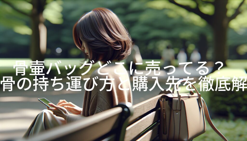 骨壷バッグどこに売ってる？遺骨の持ち運び方と購入先を徹底解説